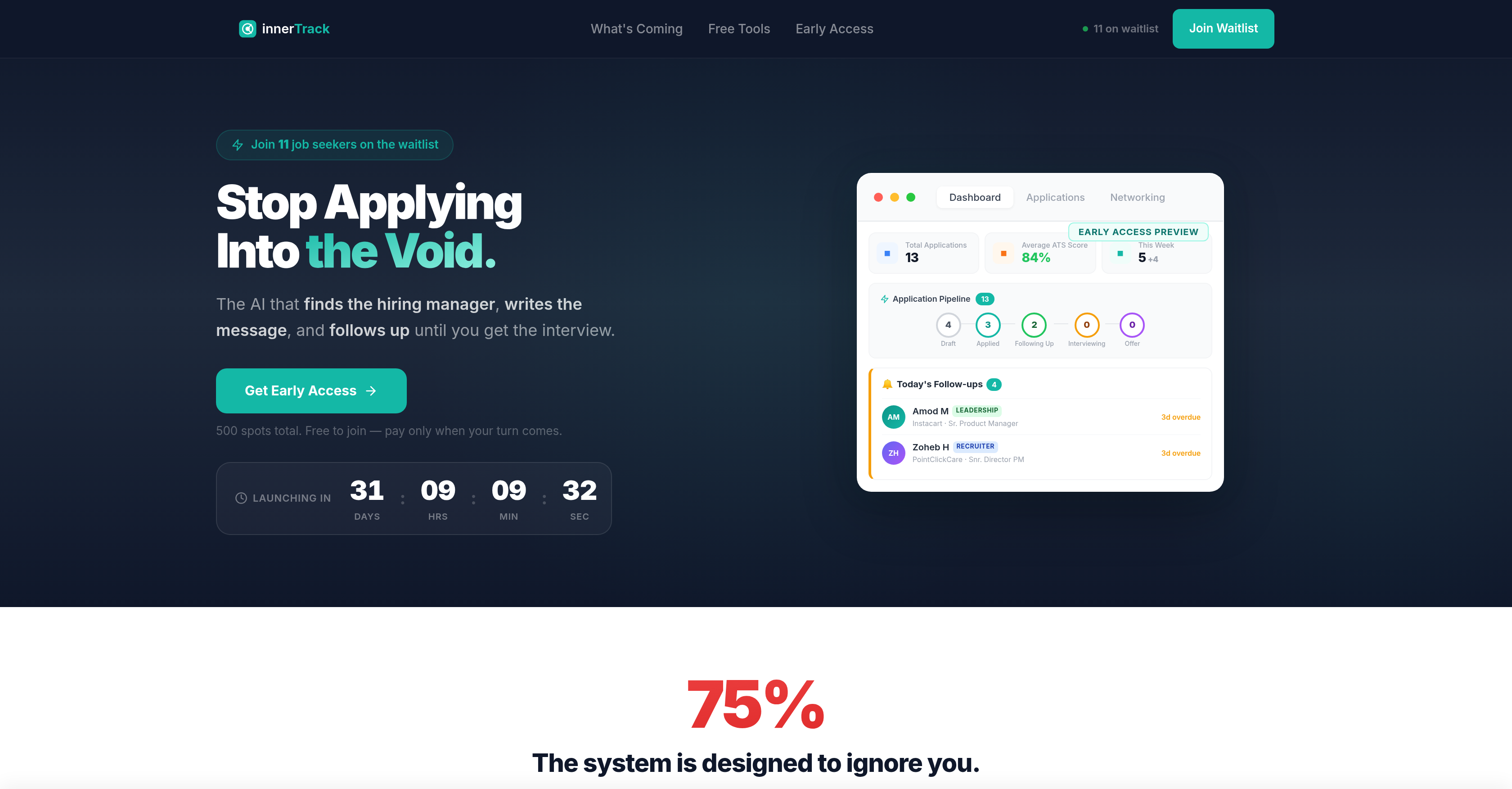 innerTrack – Job Application Assistant logo