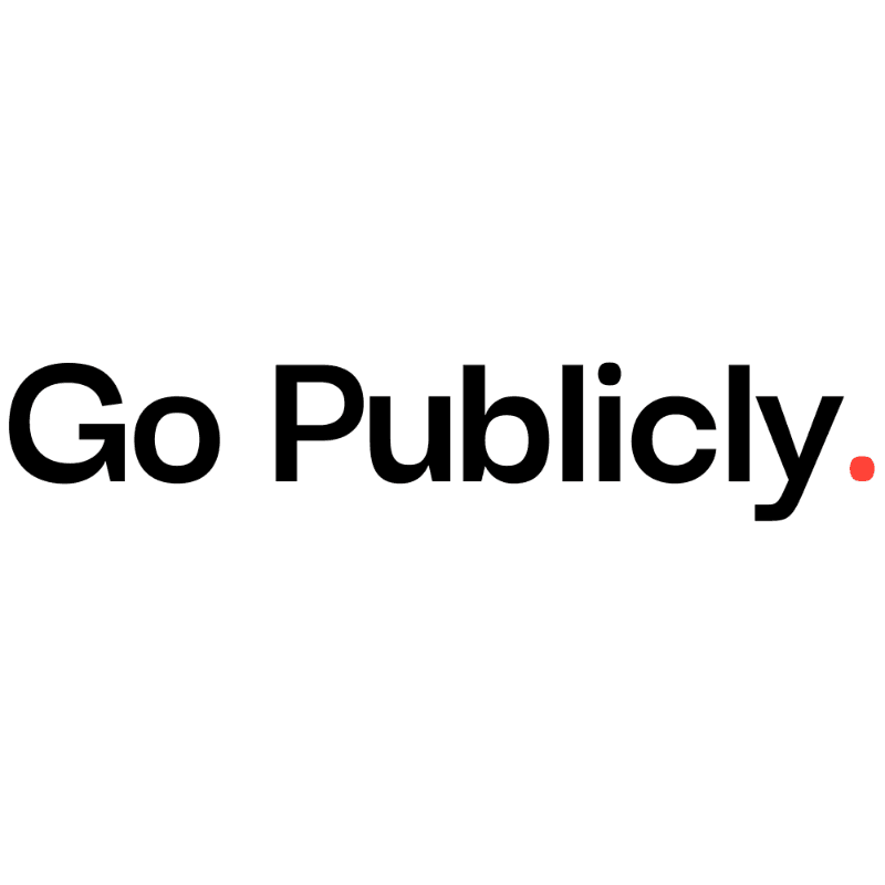 GoPublicly logo