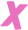 Simple X Header logo