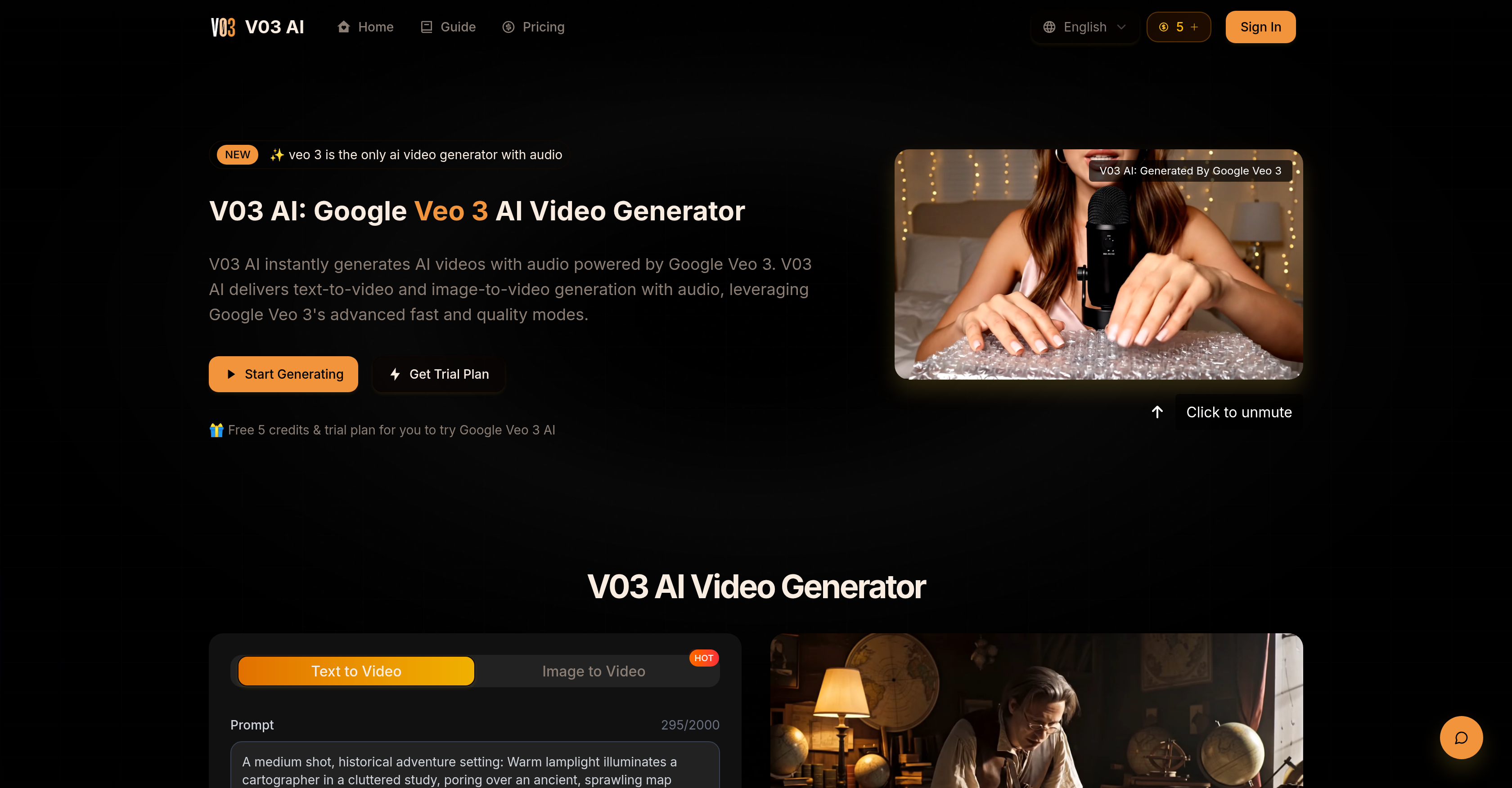 V03 AI Video Generator logo