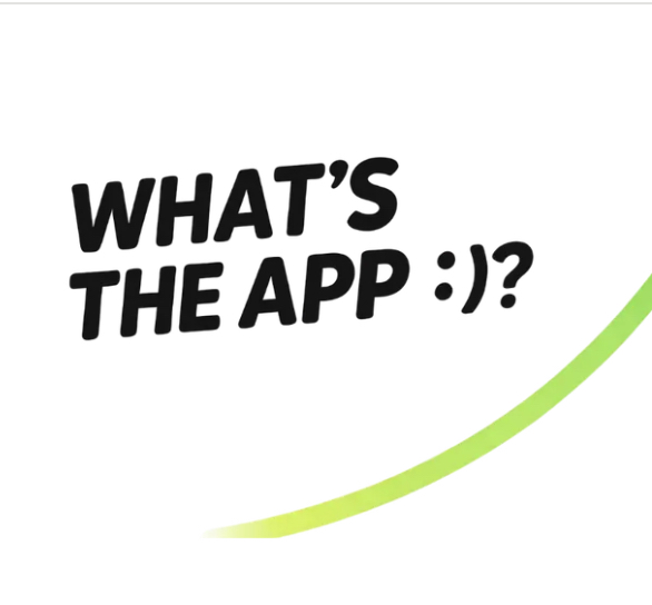 What's the app :)? logo